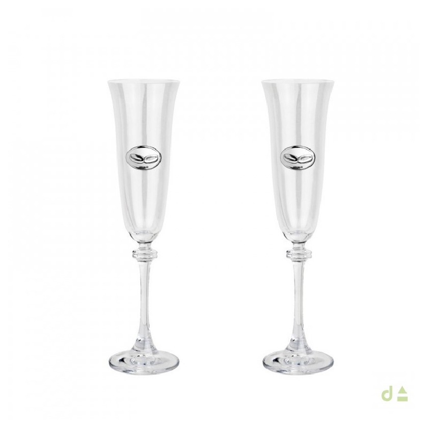 Flutes Casamento - Prata...