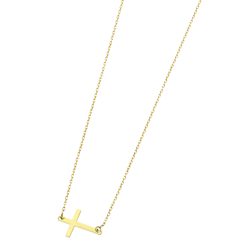 Colar Cruz - Ouro 375 (1,05g)