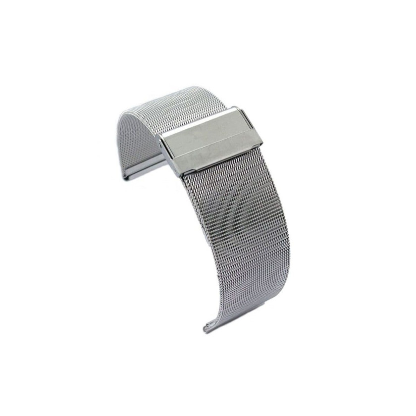 Bracelete Milanesa Prateada...