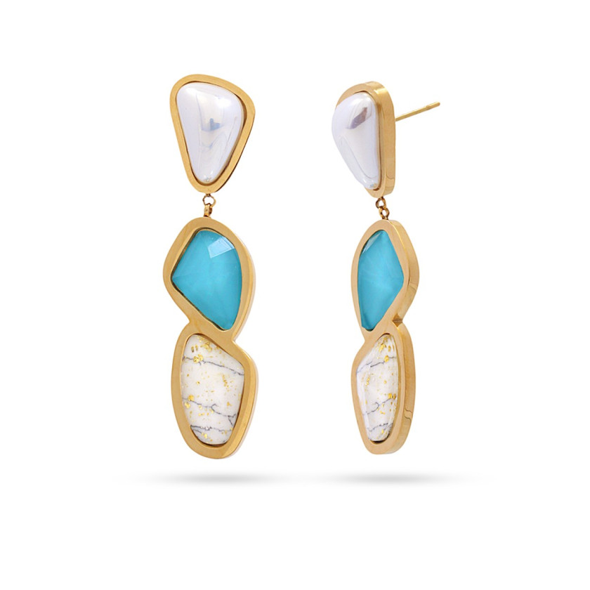 Brincos ANARTXY Aqua...